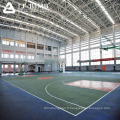 Structure en acier de conception moderne préfabriquée Roofing Basketball Gym de football Court de football Space Frame Stadium Construction